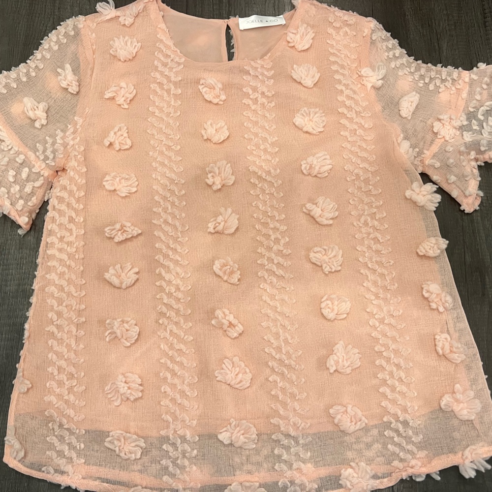Joelle and Co Pink Top